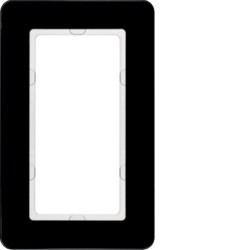 13096076 - Q.7 - Largo Board, Black Glass Hager Ean: 4011334450023