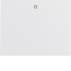 14257109 - K.1/K.5 - tecla simples c/ "0", branco HAGER EAN:4011334265566