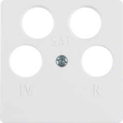 148409 - Centro Plot TV, 4 sorties, White Hager Ean: 4011334204824