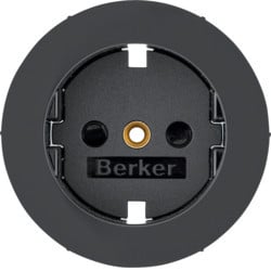 17192045 - R.1/R.3 - esplh. Schuko c/obtur., preto HAGER EAN:4011334437345