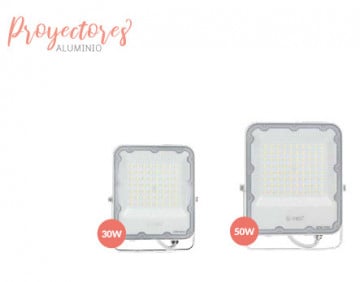 202600093 - 8433373064140Projetor LED de aluminio 50W 3000K IP65 Blanco