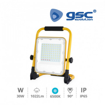 202605001 - 8433373042650Projetor LED Sampaya con batería 5W 6500K luz de emergencia salida USB