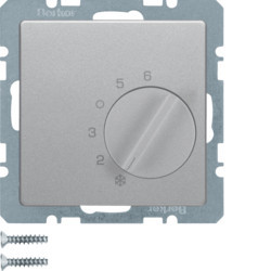 20266084 - Q.x - Thermostat 1NA+1NF, Aluminium Hager EAN: 4011334446866