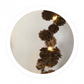204690024 - 8433373074279Guirlanda LED piña 1M Luz cálido