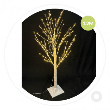 204690154 - 8433373074514Árvore decorativa LED Sirka 1.2M Branco