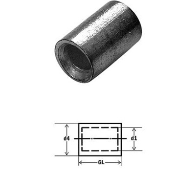 291092 - Conector paralelo DIN46341 estanhado 1,5-2,5 mm² 100uni