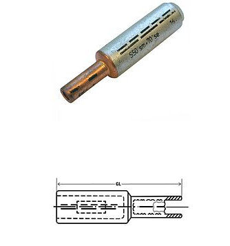 293606 - AL -Cu 70/95/25 CRIMPING CONNECTION 1U