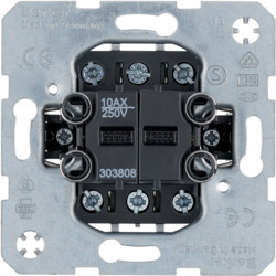 303808 - Interrupteur à double échelle, 10ax 250V Hager Ean: 4011334230526