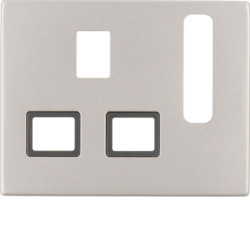 3313077014 - K.1 / K.5 - ESPL. Tom.bs w / interr, Hager en acier inoxydable: 4011334426110