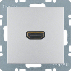 3315421404 - S.1/B.X - HDMI Take, Alumin Male Mate Hager EAN: 4011333330523