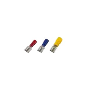 340392 - Gouches à douille (femelle) isolées 0,5-1,0 / 6,3x0,8 PC 100UNI