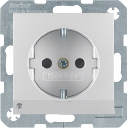 41091404 - S.1/B.x - Schuko c/LED orientar., alumbre mt HAGER Ean:4011334364122