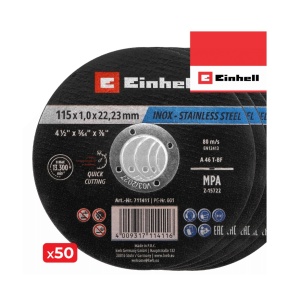 49711526 - PACK 50 DISCOS 115X1 INOX METAL