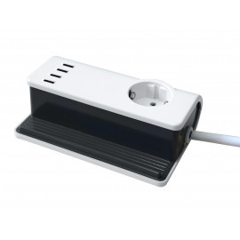 4x chargeur USB Soft Touch 4800mA ports
