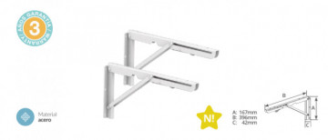 500090003 - 8433373043251Suportes de estante plegable/plegable