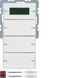75663729 - Q.1 - BP Knx 3 llaves+término., blanco HAGER Ean:4011334315544