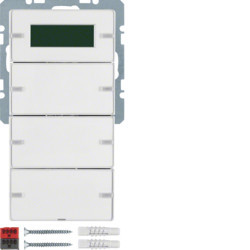 75663729 - Q.1 - BP KNX 3 teclas+termóst., branco HAGER EAN:4011334315544