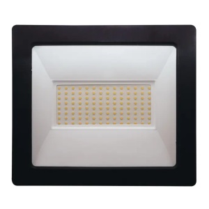 86173 - FL LED 100W NERO IP65 3K