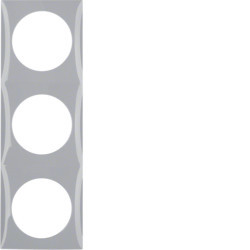 918192507 - Intersecarse - marco x3, gris HAGER Ean:4011334239659