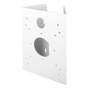 Adaptador para montagem em poste - Compatível com câmaras IPAi (ver especificações) - Dimensões 139,5mm. x 200mm. - Cor branca (RAL9003)
