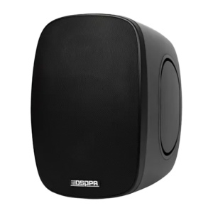Altifalante de parede para exterior DSPPA - Linha 100V e Baixa impedância 8Ω - 30W | Woofer PP 5,25" + Tweeter seda 1" - 86dB | 101dB SPL máx. | 70Hz-20kHz - Reforço de graves OBE | Cobertura uniforme - Impermeável IP66 | Design premiado Red Dot