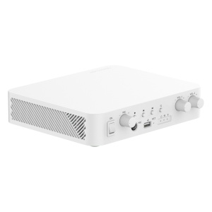 Amplificador em rede - Funcionalidades básicas de mistura - Leitor USB / BT / MIC / RCA - Potência 80 W - Até 2 zonas