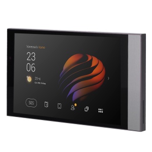 Android Monitor 10.0 For Domotic - 8 "TFT Screen | Third Party Applications - Bidirectional Audio | Porter Video Monitor - TCP/IP, Poe, Wifi, Bluetooth, Zigbee, SIP - Environmental Sensors - Connection through Cloud