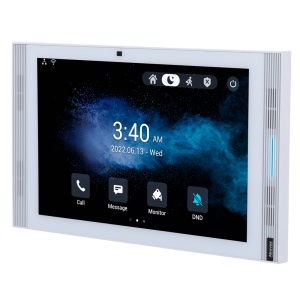 Android Monitor 12.0 pour Video Porter - 10 "Écran IPS - Bidirectional Crystal Clear | Facile UI - TCP / IP, POE, standard SIP - Maintenance du cloud | Applications tierces - Connexion du moniteur et plaques via le cloud