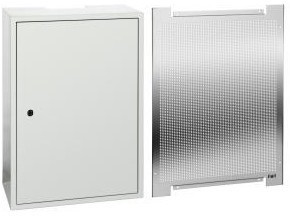 Armoire intérieure avec verrouillage et faux fond métallique, dimensions: 300x400x200 mm