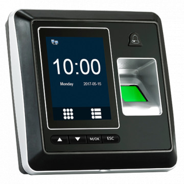 Autonomous Access Control - Biometrics and Card EM - 3,000 Recordings | 160,000 Records - TCP/IP, RS485 and WIEGAND - Integrated Controller - Gratuito Etime Software