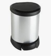 Balde metálico IML con acortar de pedal 5L