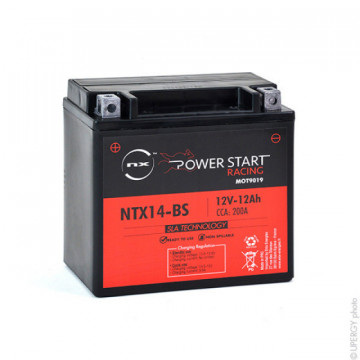Batterie Moto YTX14-BS / NTX14-BS 12V 12AH