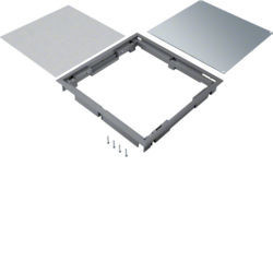 BDQ08057011 - Cubrir ciego Cuádruple 294x294 5mm Gris HAGER Ean:4012002245194