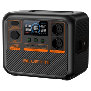 BLUETTI PORTABLE PORTABLE - grande capacité 864Wh - Sortie 1000W MAX POWER - Plusieurs entrées et sorties - 3000 cycles de vie - Fonction UPS