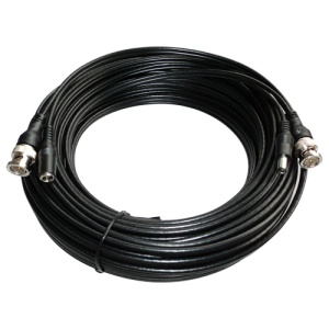 Cable conjunto RG59 + DC - Conector BNC - 40 medidores - Video - Alimento - Mínimo pérdida