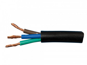 Cable Flexible H05VV-F3G2,5 (FVV) negro PREÇO PONER METRO
