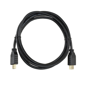 Câble HDMI - Connecteurs masculins HDMI - Haute vitesse - 1,8 m - Couleur noire - Connecteurs anticorrosion