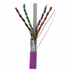 Cabo de Dados DK6000A F/UTP Cat 6A Dca Cu 23AWG LSFH Ø 7,3mm Violeta