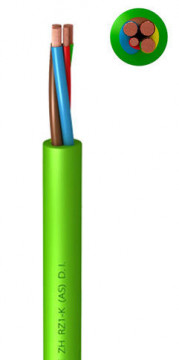 CABO Fxg RZ1-K [AS] 0,6/1KV 4G2,5 VERDE gratis halógeno PREÇO PONER METRO