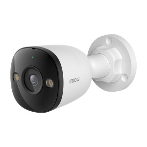 Câmara AOR PS3E 5MP - Ligação PoE - 2.8 mm / IV + Smart Color - Áudio bidirecional / Sirene + Flash - IMOU SENSE humanos e veículos - Apto para exterior / IP66