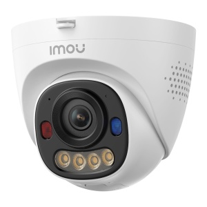 Câmara AOR PS8E 8MP - Ligação PoE - 2.8 mm / IV + Full Color - Áudio bidirecional / Sirene + flash azul-vermelho - IMOU SENSE humanos e veículos - Apto para exterior / IP67