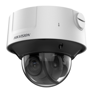 Cámara Domo IP gama SOLUTIONS - Resolución 8 Mpx (3840×2160) - Lente 2.8~12mm | MD2.0 | Detección de rostros - Alarma | Audio | Micrófonos integrados - IR 50m | Funciones inteligentes - PoE+ | MicroSD | IP67 | IK10