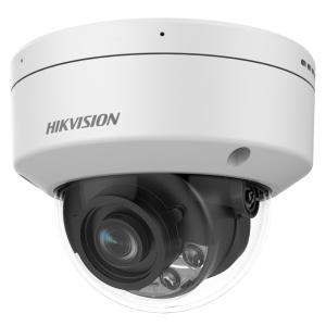 Câmara IP Dome Hikvision - Gama PRO - 4 MP | Lente 2.8 mm - IV e Luz Branca 30 m | WDR 120 dB | ColorVu - PoE+ | H.265+ | IP67 | Det. movimiento 2.0 - WEB, Software CMS, Smartphone e NVR