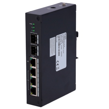 Cambiar Papa X-Secundario - 3 puertas FE + 1GE + 2 SFP GE - 60W puerta 4 / 30W puerta 1-3/ Máximo 120W - Hi-Papa / IEEE802.3at (Papa+) / af (Papa) - Asamblea em Carril Estruendo - VLAN/STP/RSTP/SNMP/Bucle Detección