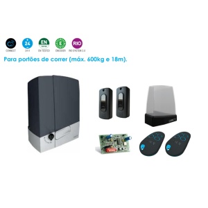 CAME - KIT 8K01MS-004 - Para portões de correr até 600kg / 18m