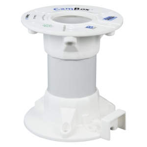 Ceiling support - height 10 cm - suitable for inner and outdoor use - white color - made of plastic
