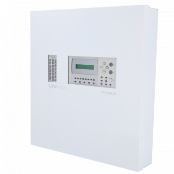 Centre conventionnel de 24 zones avec écran LCD - 2 Sortie de sirène - 2 sorties d'alarme et de défaillance et 10 sorties de relais configurables - Sortie pour répéteur - jusqu'à 30 détecteurs par zone - détection automatique de la résistance finale de la ligne