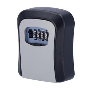 Chaves Safety Boîte - 4-ouverture du code à 4 numéros - Installation du mur - Mesures: 115 (al) x 95 (LG) x 40 (FD) MM - Fabriqué en zinc et en Ligue d'acier - solution de logement vide et location