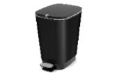 Chic Bucket Bin IML Schwarz mit Pedalverschluss Größe m 25l