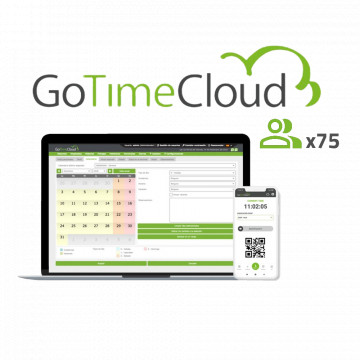 Cloud License for Presence Control - 75 Users / 75 Apps included - Remote GPS location - Creation and export of different reports - Annual Payment | User/Year Price - 10% Promotional at Bonus Visiotech